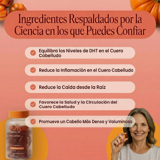 Ingredientes respaldados por la ciencia de Hair Bond