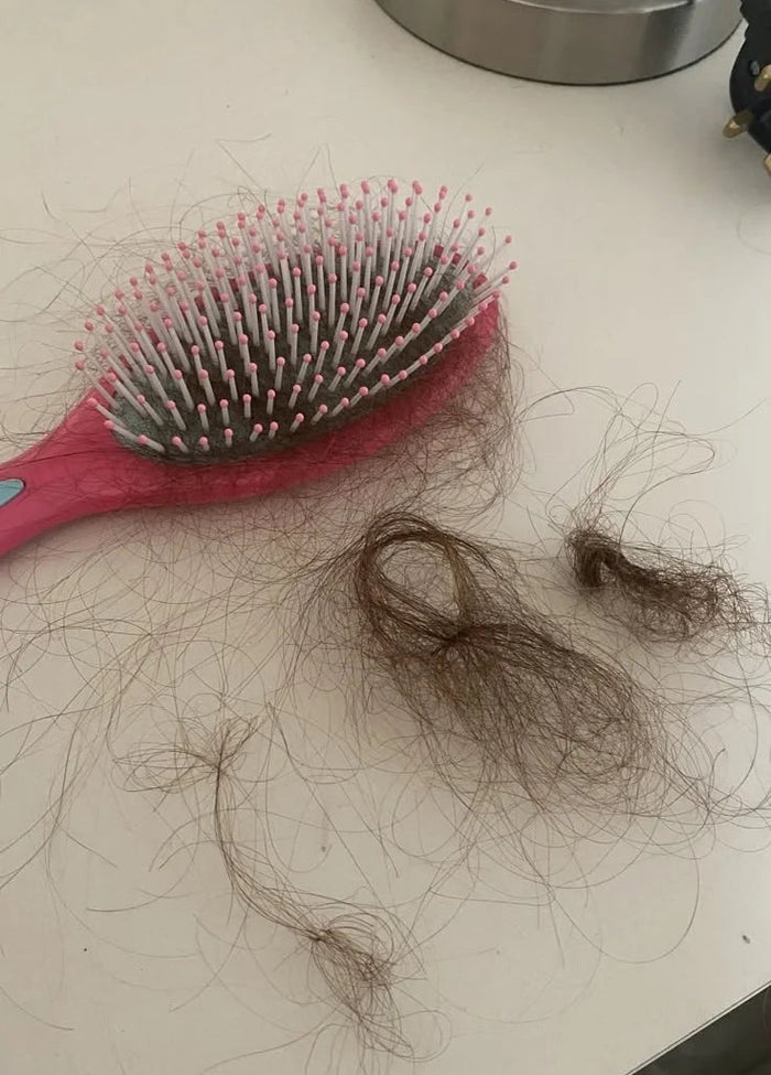 Menos pelo en la ducha